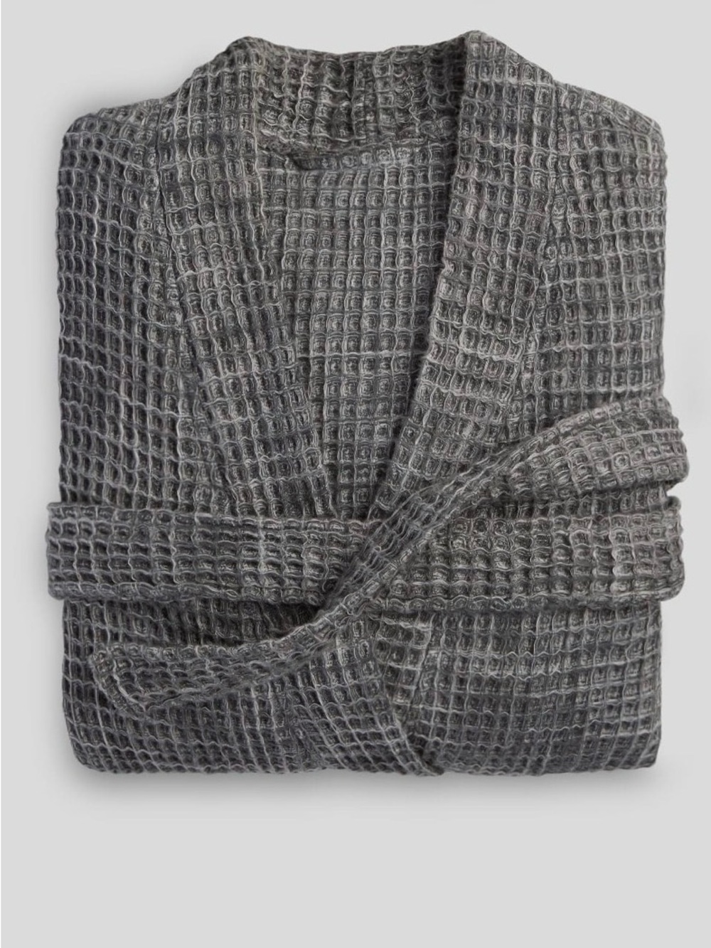 Parachute Gray Waffle-Knit Robe
